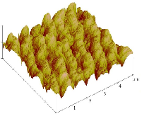 AFM images of nanopatterned FTO: nano lines